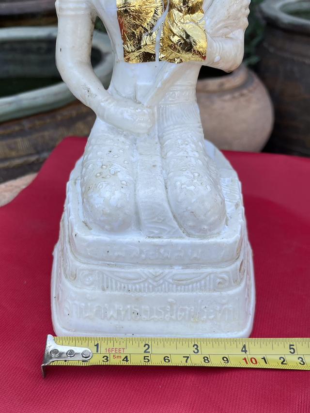 พระแม่โพสพ 25พุทธศตวรรษ ปี2500 สีขาวมุก รูปหล่อพระแม่โพสพ เนื้อแก้ว สำนักพุทธเนรมิตประทีป 10