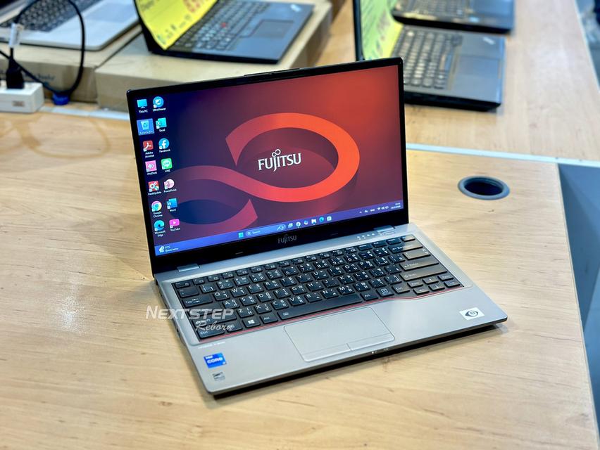 NOTEBOOK Fujitsu LifeBook U7411 / CORE i7-1165G7 / RAM 16GB / SSD 512GB M.2 / iRis Xe Graphics / LED 14 นิ้ว HD