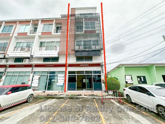 ขายอาคารพาณิชย์ 3.5 ชั้น หลังมุม ติดหน้าโครงการ หมู่บ้านประชาสุข เลคแอนด์มอลล์ แสมดำ พระราม 2 บางขุนเทียน