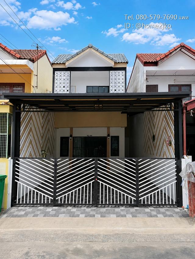 หมู่บ้านกิตติชัยวิลล่า 3 ถนนคู้คลองสิบ ทาวน์เฮาส์ 2 ชั้น รีโนเวทใหม่ สภาพสวยเหมือนใหม่ 1