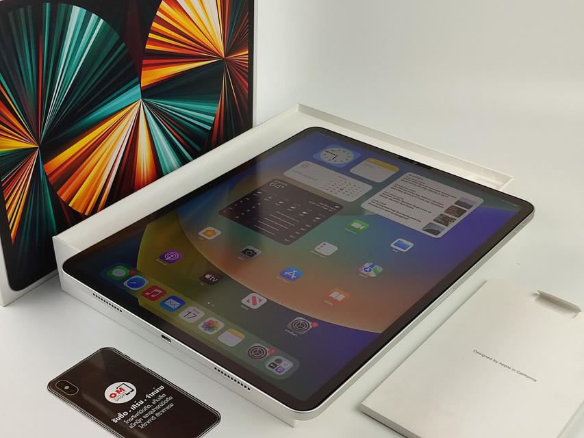ขาย/แลก iPad Pro (2021) 12.9นิ้ว 1TB (Wifi) สี Silver ศูนย์ไทย ประกันศูนย์ 02/07/2566 เพียง 38,900 บาท  2
