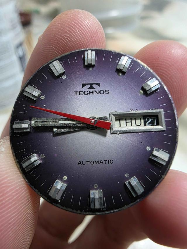 A.อะไหล่ เครื่องนาฬิกา TEACHNOS WATCH PARTS ออโต้ ของเก่าเก็บ สวยหายาก รุ่นเก่า ขายตามสภาพ พร้อมส่ง