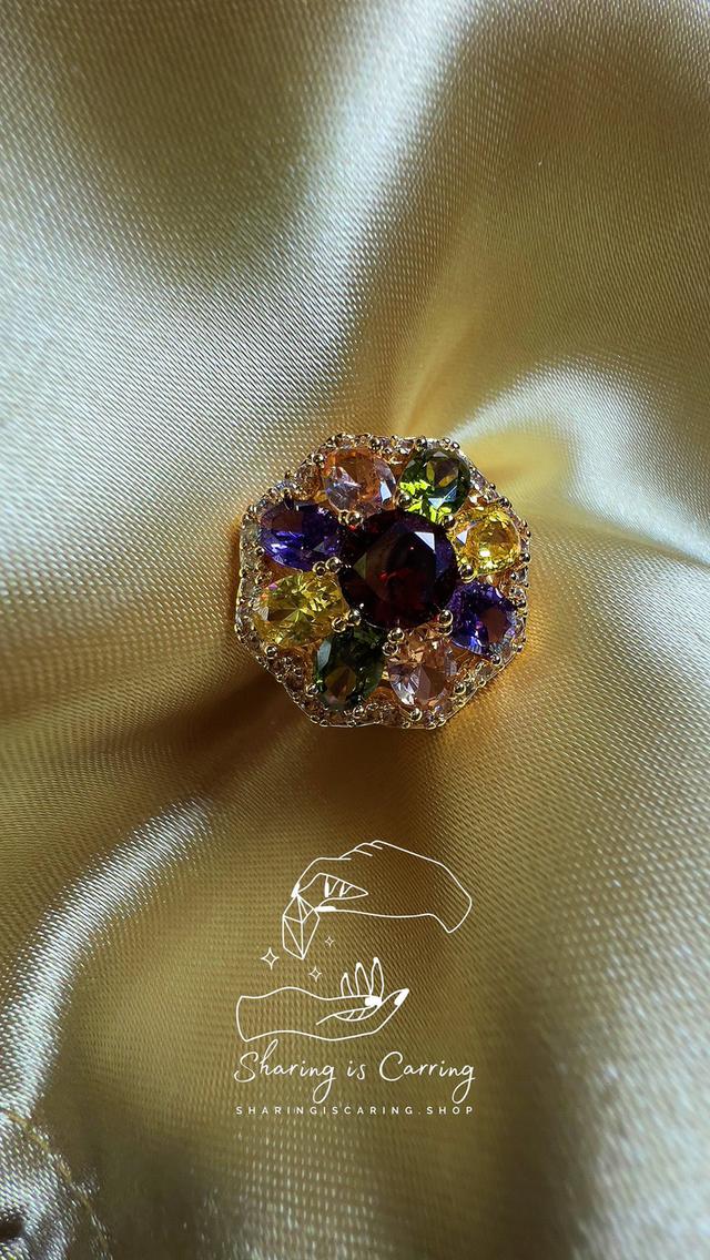 แหวนแฟชั่น เพชรแฟนซี CZ สวยน่ารักกกมาก แบบ บริดเจอตัน ราคา ฿1,390.- บาท รวมส่ง Bridgerton style