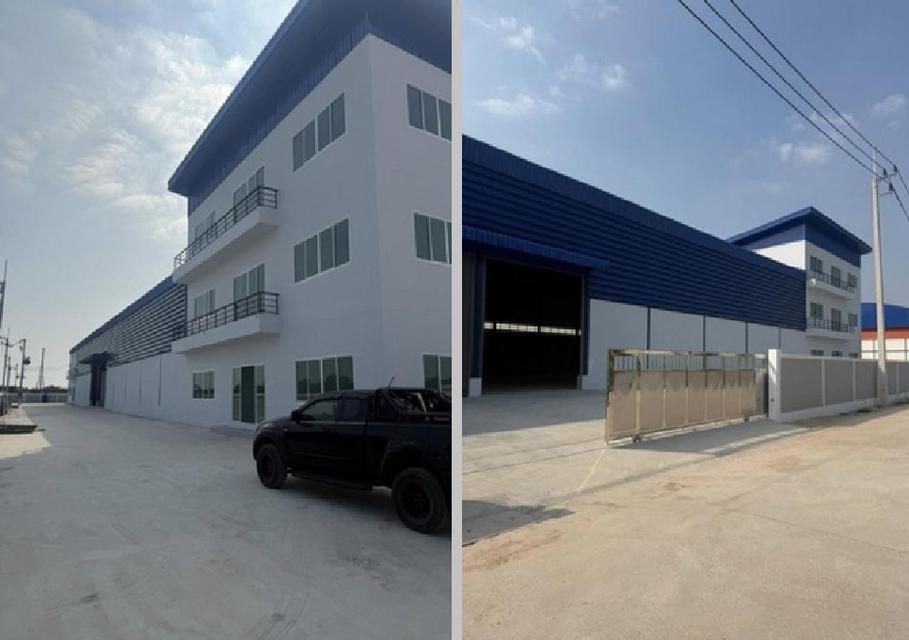 ให้เช่าโกดังพร้อมสำนักงาน 3 ชั้น สร้างใหม่ / พื้นที่ใช้สอยรวม 1448 ตารางเมตร / ทำเล โคกขาม สมุทรสาคร / ใกล้ การไฟฟ้า โคกขาม 7