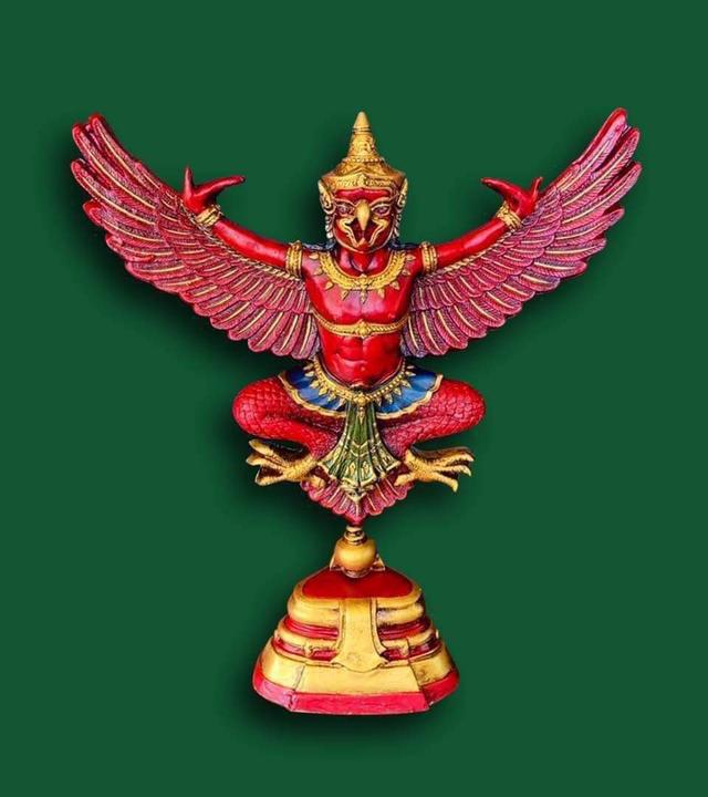 พญาครุฑ องค์ลอย ครุฑตั้งโต๊ะบูชา องค์ใหญ่ ขนาด50ซม