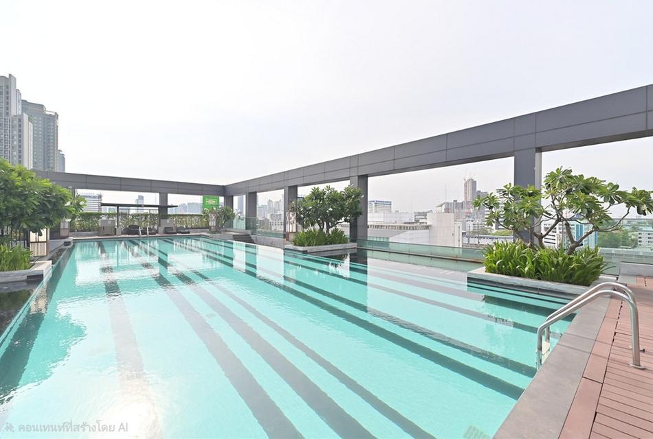 Condo Thru Thonglor (ขายต่ำกว่าราคาตลาดเยอะ เพียง 2.2 ลบ.) ห้อง 36 ตารางเมตร 1 ห้องนอน ชั้น4 พร้อมเข้าอยู่ 7