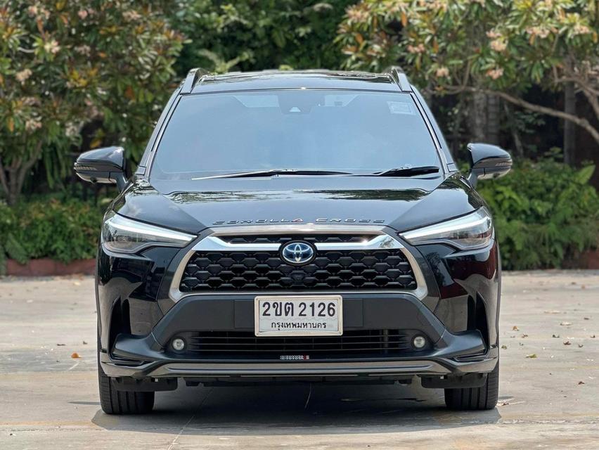 รหัสรถ QT2126 🚘 Toyota Corolla Cross 1.8HV PREMIUM SAFETY สีดำปี 2021