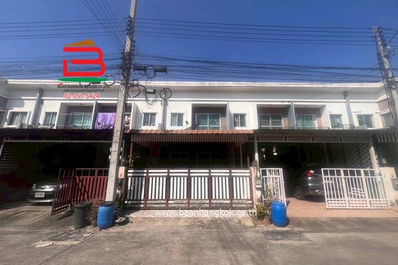 ทาวน์เฮาส์ โนโว วิลล์ ลำลูกกา คลอง 2 (ซอยเปียร์นนท์) เนื้อที่ 19.8 ตารางวา ใกล้ BTS สถานีคูคต ถนนลำลูกกา ตำบลคูคต อำเภอลำลูกกา จังหวัดปทุมธานี 1