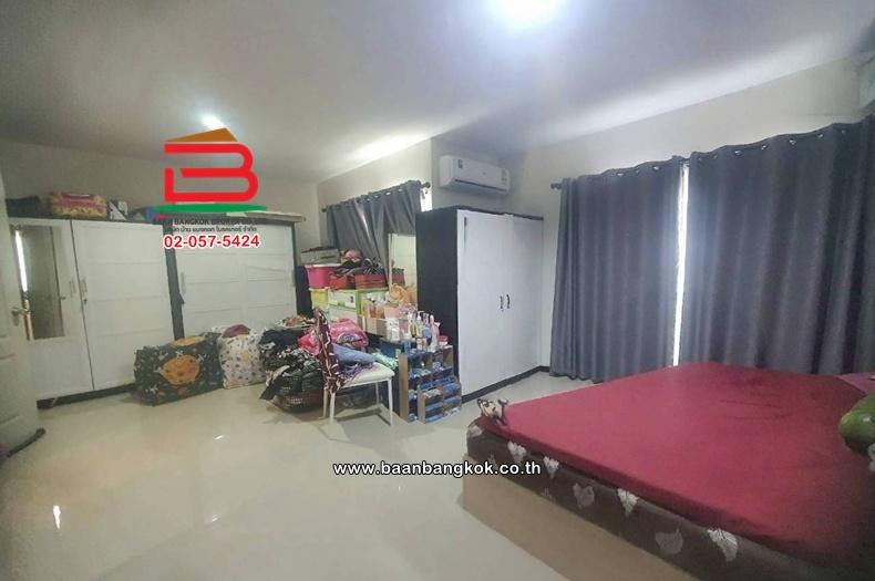 ทาวน์โฮม 2 ชั้น หลังมุม เนื้อที่ 30.2 ตร.ว. โครงการ ประภาทรัพย์ รามอินทรา-หทัยราษฎร์ (ซอยหทัยราษฎร์ 39) ถนนหทัยราษฎร์ แขวงสามวาตะวันตก เขตคลองสามวา 8