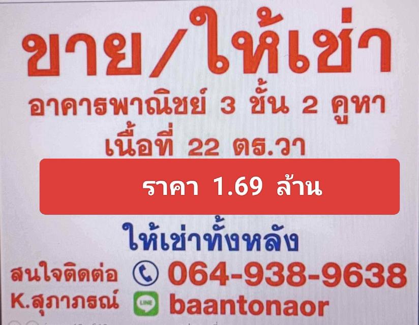 ประกาศ ขายและเช่า มีห้องว่างให้เช่าราคาถูก ย่านฝั่งธนบุรี ครบทุกวงจร ใกล้บิ๊กซีดาวคะนอง ตลาดสด ร้านค้า ร้านอาหาร ธนาคาร  อื่นๆ 064-9389638 ยังลดได้อีก 17