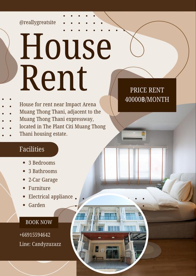 ปล่อยเช่าบ้านรายเดือน 1