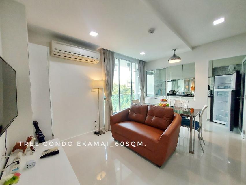 ให้เช่า คอนโด 2 bedrooms fully-furnished good conditionTree Condo เอกมัย 60 ตรม. in good area near BTS Ekkamai 3