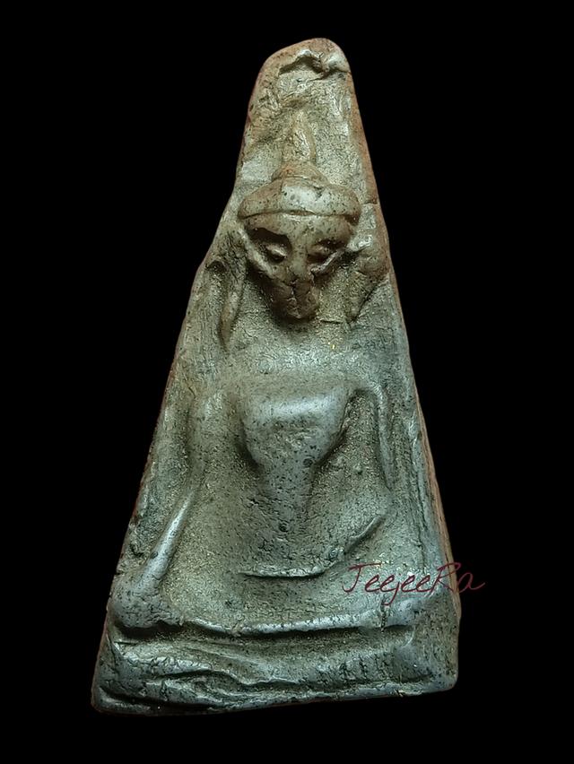 พระผงสุพรรณโซนเนื้อหายากเก่าเก็บไม่ค่อยพบเจออมเขียวเทาน้ำตาล3สี