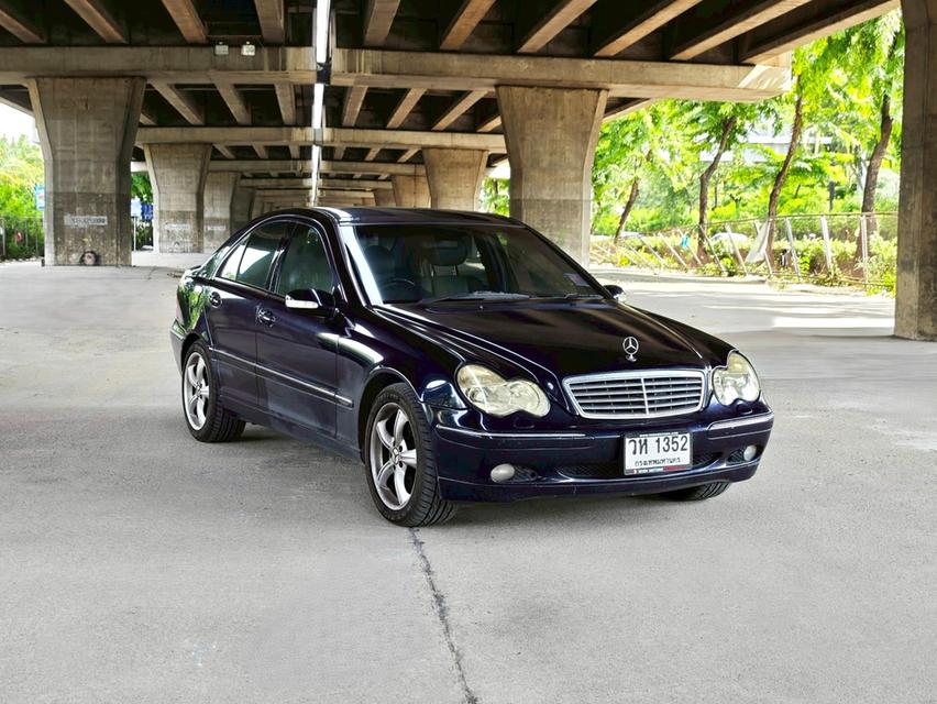 ขายรถ Benz C200 W203 ปี 2003 สีน้ำเงิน เกียร์ออโต้