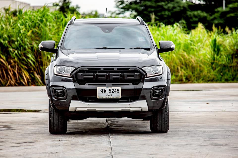 Ford Ranger Wildtrak 2.0 Bi-Turbo 4X4 Auto ปี2019 สีเทา มือเดียวป้ายแดง 2