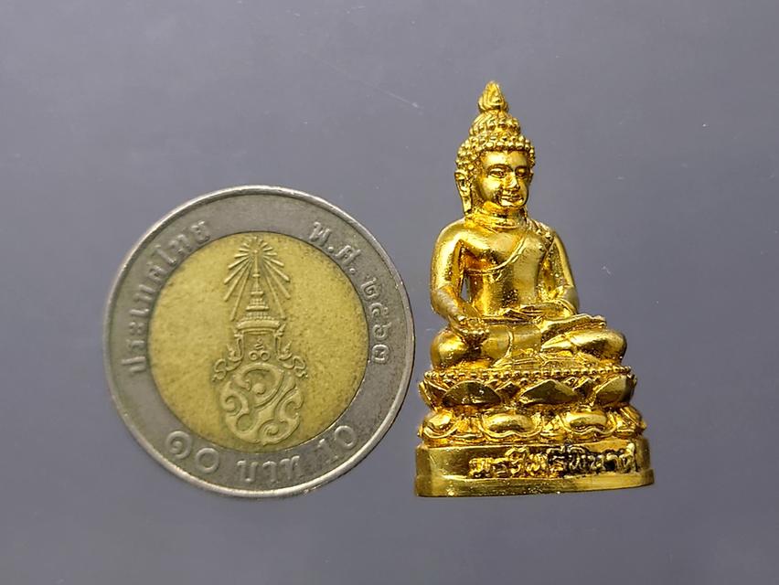 พระไพรีพินาศ ครบรอบ 13 ปี กกต. เนื้อกาหลั่ยทอง ขนาดสูง 3.5 ซ.ม.วัดบวรนิเวศวิหาร ปี2554 พร้อมกล่องเดิม 8