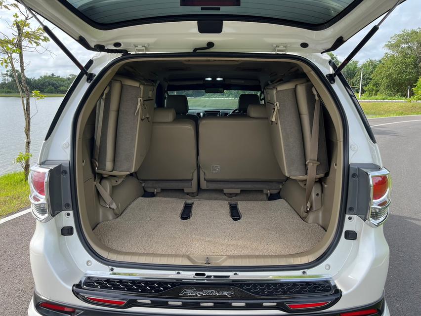 TOYOTA FORTUNER 2012 3.0 TRD Sportivo 4WD AT 💓 รถครอบครัวท็อปสุด ออโต้โฟวิน สีขาวมุกสวย เเต่งTRDครบชุด ออฟชั่นใช้ได้หมด เครื่องยนต์เเรงๆ 19