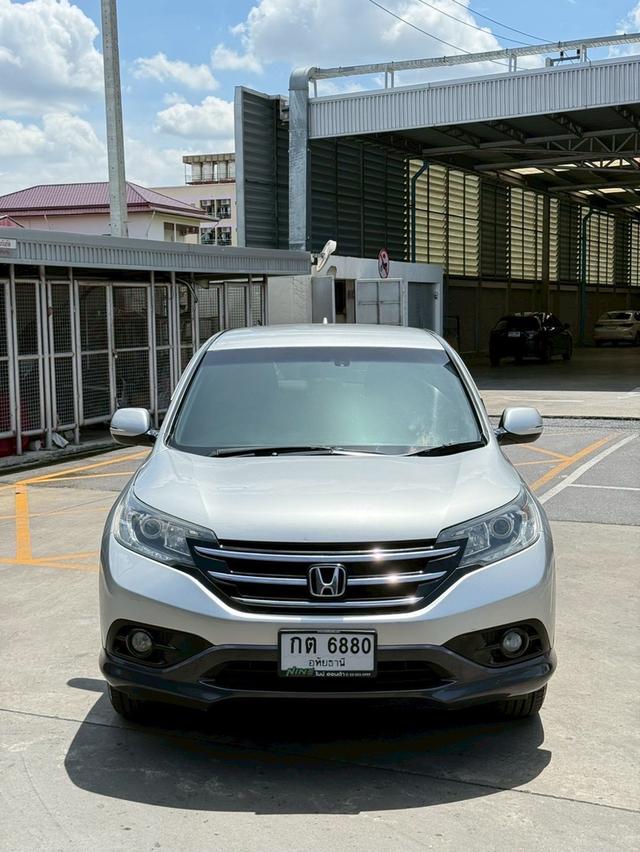 HONDA CRV 2.4EL 4WD TOP 2012 สีเทา มือเดียว