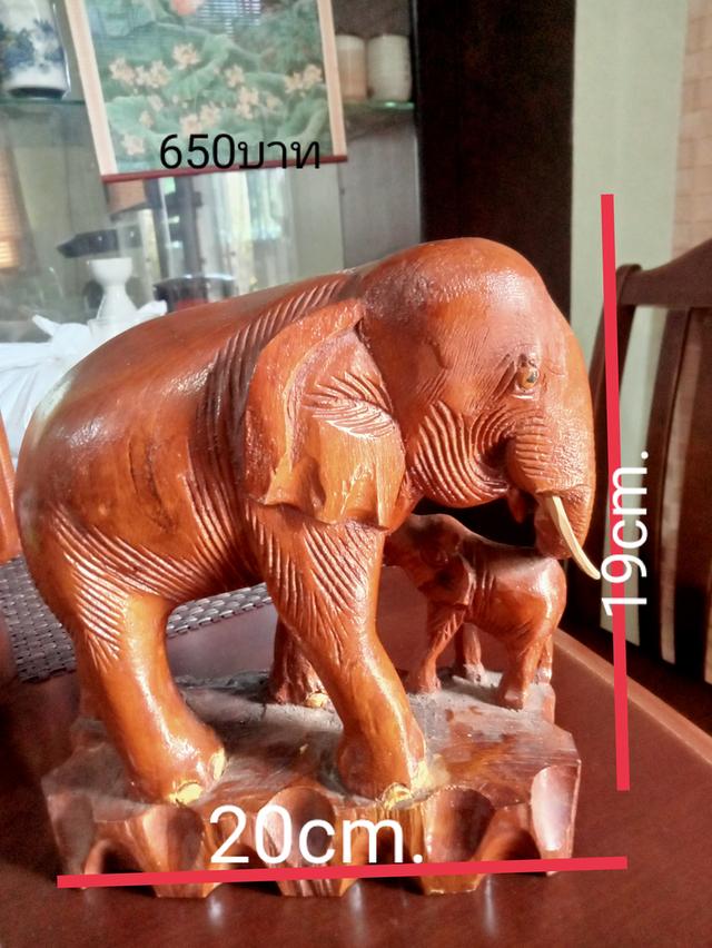 ช้างไม้สักแกะสลัก 4