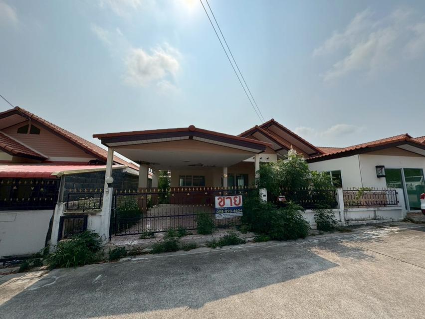 ขายบ้านเดี่ยว ชั้นเดียว หมู่บ้านรามนุช 14 บ้านฉาง ติดถนนสุขุมวิท จังหวัดระยอง 1