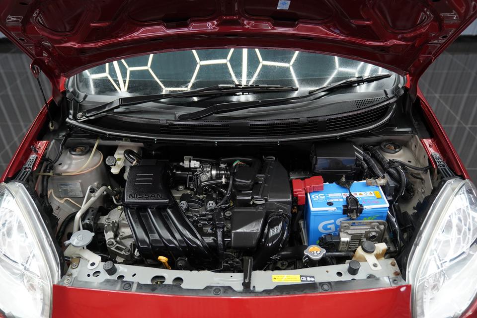 NISSAN MARCH 1.2 E CVT AT ปี 2018 สี แดง ไมล์น้อย พร้อมขับ โทร. 0922639576 เอ๋ 15