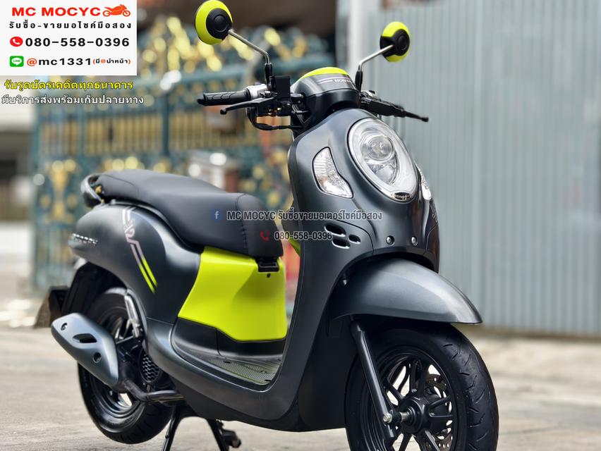 Scoopy i club12 2022 วิ่ง9000โล รุ่นTop กุญแจรีโมทบุคเซอวิสครบ รถบ้านแท้มือเดียว มีเล่มเขียวครบพร้อมโอน No835    3