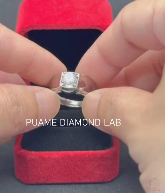 แหวนเพชรแท้ ดีไซน์ทันสมัย ราคาสบายกระเป๋า พร้อมใบรับประกันสินค้าที่ร้านปุอามี่ Diamond Lap Rama2 (095-8894732) รูปที่ 2