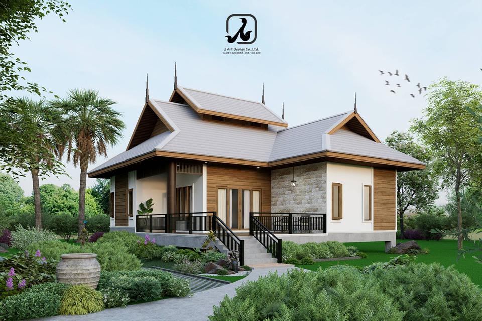 บ้าน รับออกแบบพร้อมบริการก่อสร้าง ตกแต่งภายในและรีโนเวททั่วไทย 1