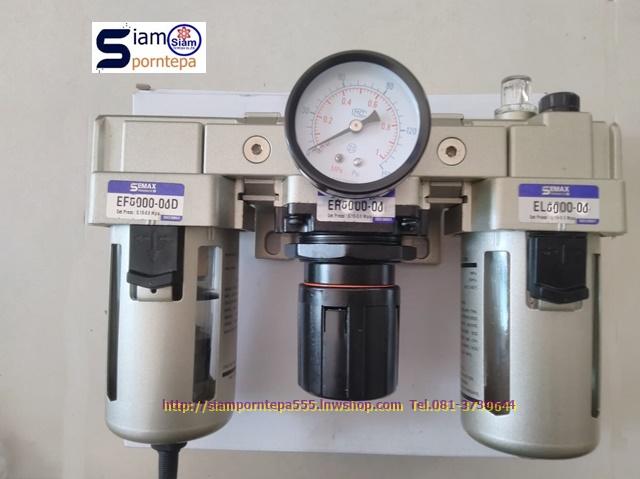 EC5000-06 Filter regulator 3 unit size 3/4" Manaul หรือ ปรับมือ pressure 0-10bar(kg/cm2) 150psi 1