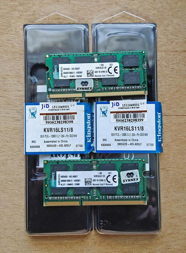 แรม NOTEBOOK (แรมโน้ตบุ๊ค) DDR3L/1600 8GB 5