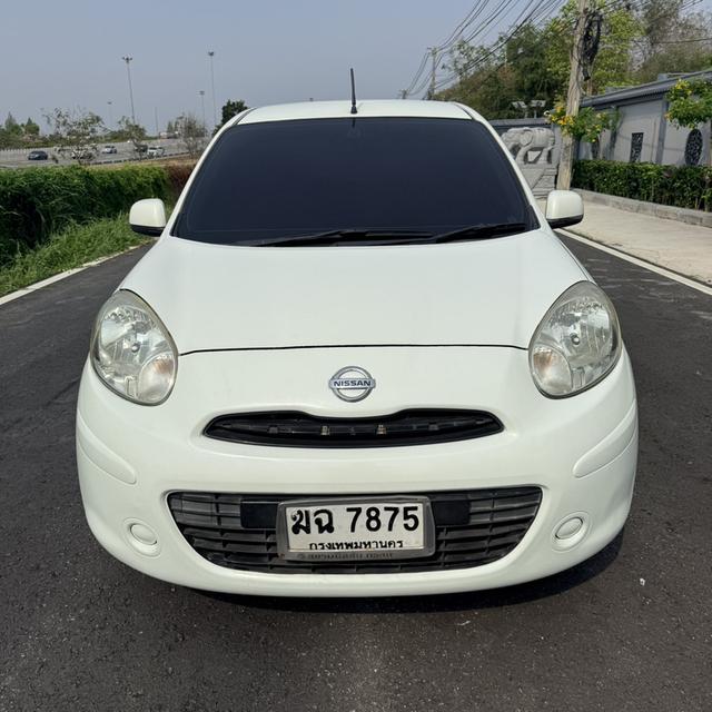 NISSAN March E AUTO 2012  ✅สวย เดิม ไม่เคยชน ไม่เคยแก็ส ❇️ภายในสะอาด ไมล์แท้ใช้น้อย ✅ รูปที่ 2