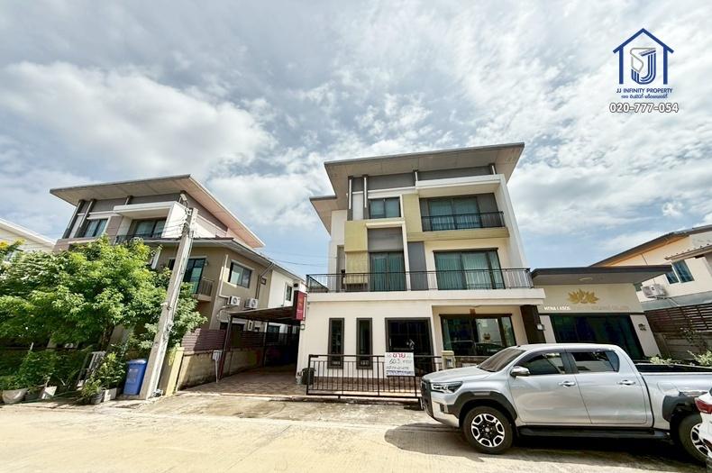 ขายบ้านเดี่ยว 3ชั้น โกลเด้น เพรสทีจ วัชรพล-สุขาภิบาล 5 ใกล้ทางด่วนสุขาภิบาล 5 หลังริม 1