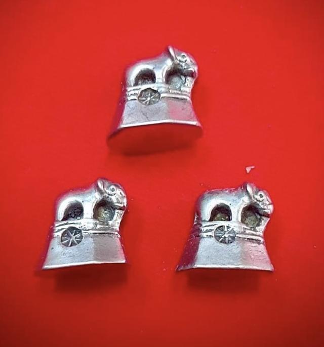 พดด้วงรูปช้าง พดด้วงช้าง พดด้วงโบราณ ขนาด9กรัม