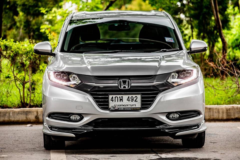 Honda #Hrv 1.8E สีเทา ปี 2016 รหัส GT492 2