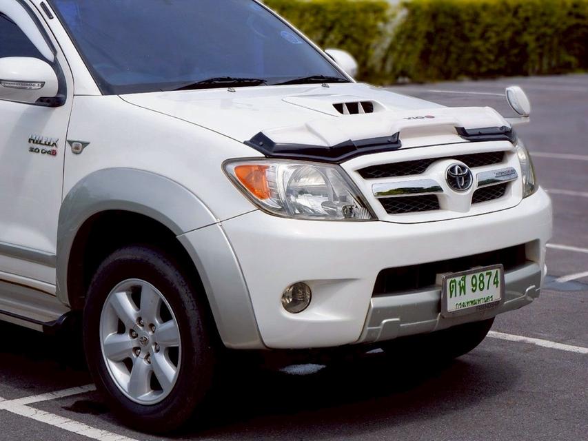 รหัสรถ QT9874 Toyota Hilux Vigo 3.0 ตัวพิเศษ Exclusive Prerunner เกียร์ธรรมดา สีขาวมุก/ทูโทน ปี 2007 11