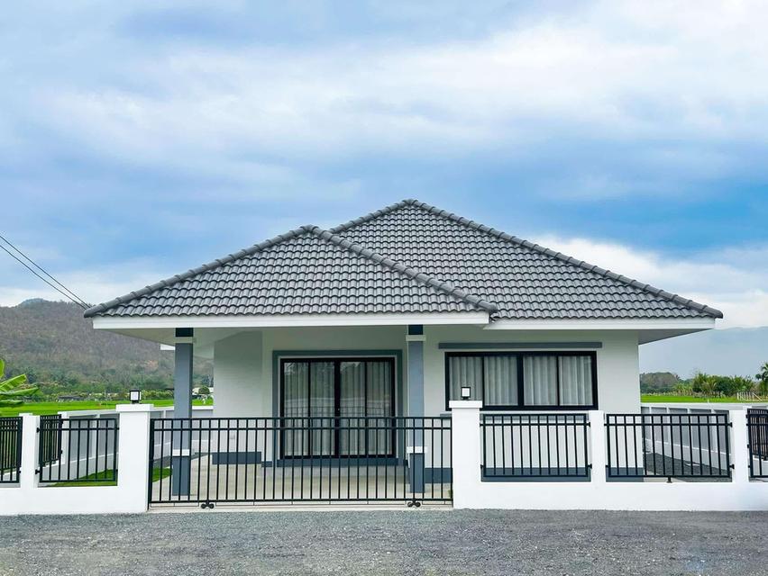 ขายบ้านเดี่ยวไม่เกิน 2 ล้าน 3 นอน 2 น้ำ น้ำไม่ท่วม ใกล้ศูนย์ราชการอ.สันกำแพง 1 กม. ฟรีโอน 1