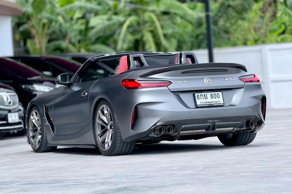 ปี 2023 BMW Z4 G29 (ปี 18-25) 3.0 M40i Convertible สีเทา แร็พสติกเกอร์สีเทาด้าน 4