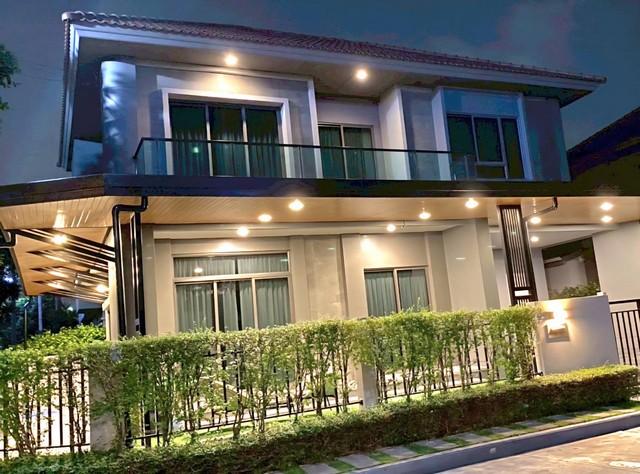 บ้านเดี่ยว2ชั้นให้เช่า 51ตรว.วิวสระว่ายน้ำ ทิศใต้ หลังมุม ถนน กาญจนาภิเษก-พระราม9 1