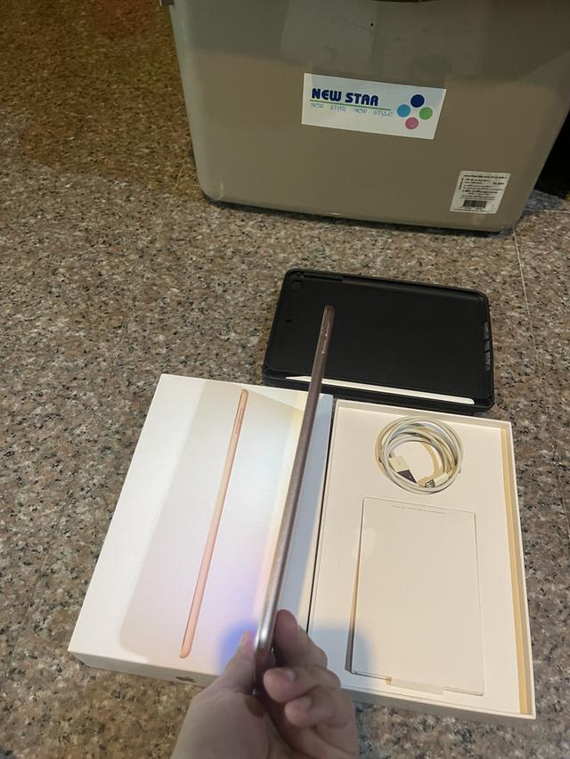ขายiPadMini5สีRose Gold256กิ๊กสูนTrueยกกล่องอีมี่ตรงสวยๆใช้งานดีทุกๆฟังชั่นถูกๆ 6