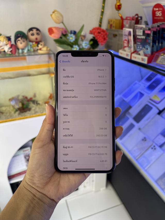 ไอโฟน 11promax 256gb ศูนย์ไทย ไม่มีตำหนิ 11