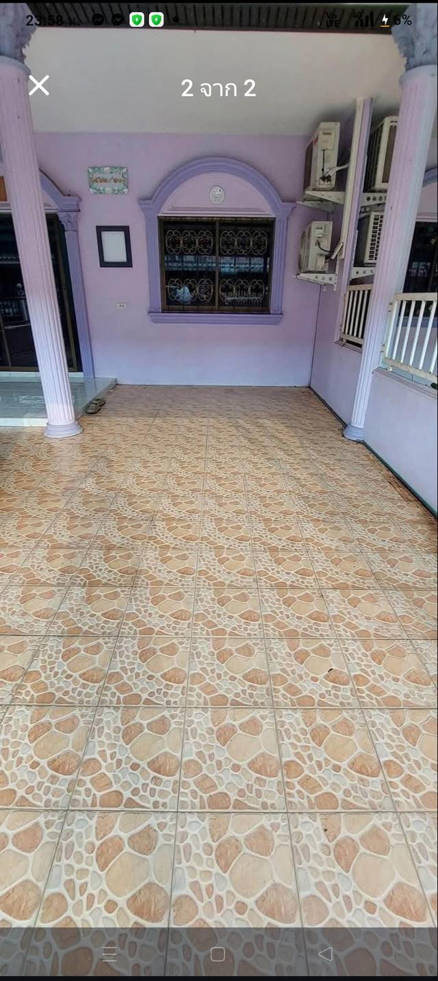 ทาวเฮ้าส์ชั้นเดียว หมู่บ้านรุ่งพิทักษ์ อ.พนมสารคาม จ.ฉะเชิงเทรา 3