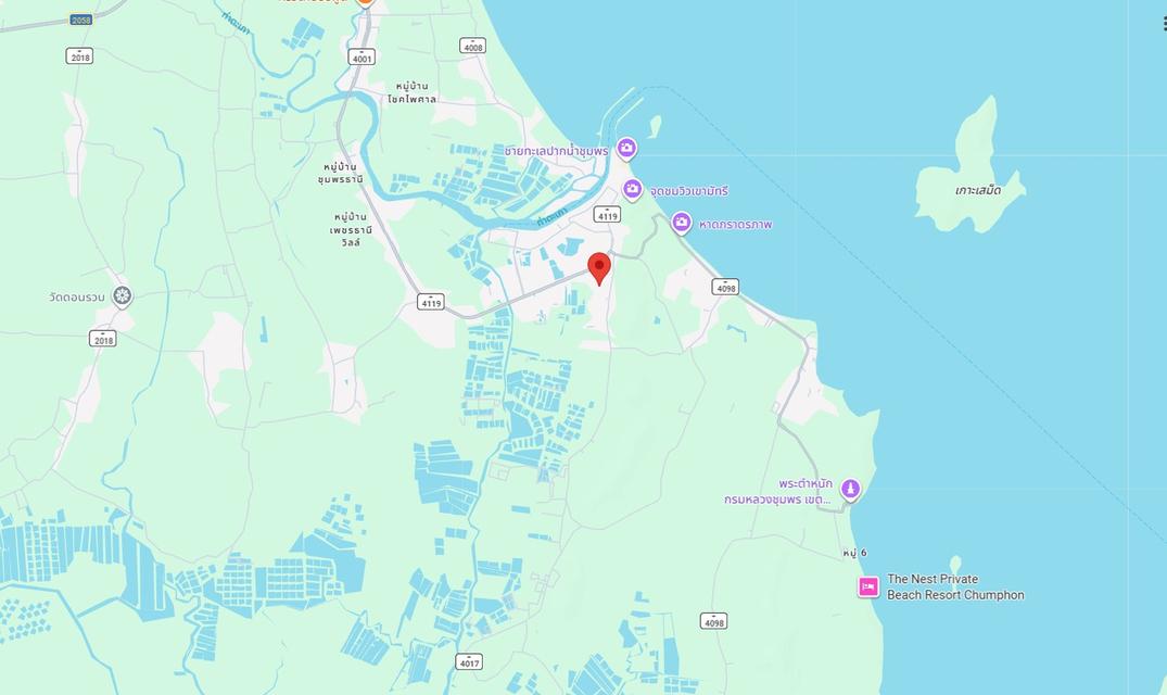 ที่ดินชุมพร ใกล้หาดทรายรีที่ดินเปล่าทำเลดีราคาคุยกันได้ 4
