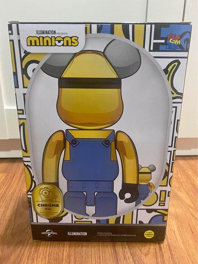 Bearbrick Minions Bob Chrome 3