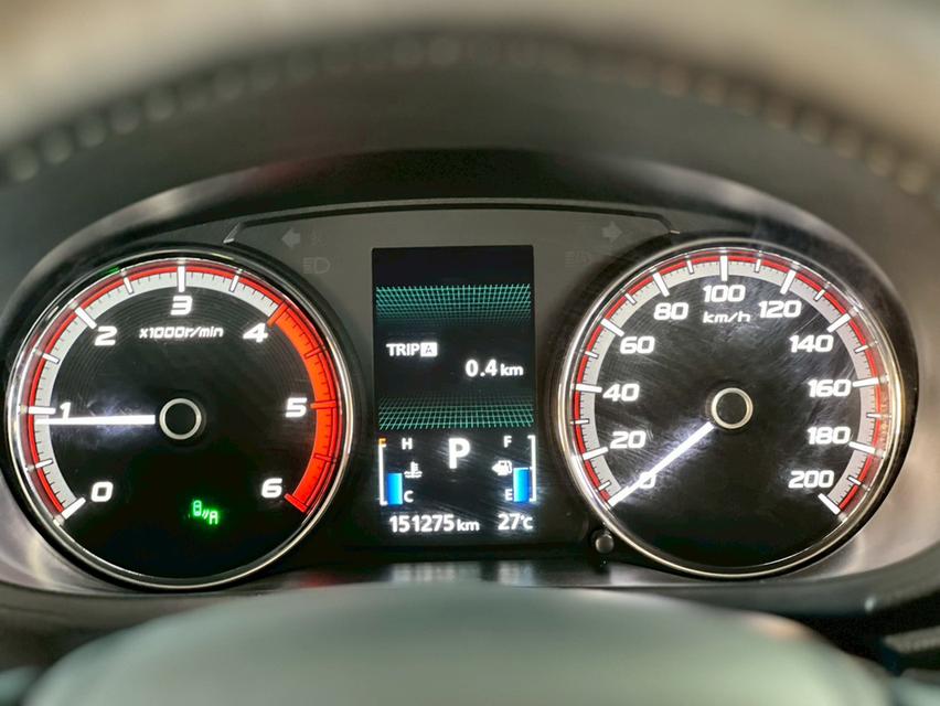 2019 MITSUBISHI TRITON 18-23, 2.4 GTโฉม PLUS DOUBLE CAB ตัวท็อปสุดสีเทา เกียร์ออโต้ เครื่องยนต์ดีเซล มือเดียวป้ายแดงซื้อสด รูปที่ 13