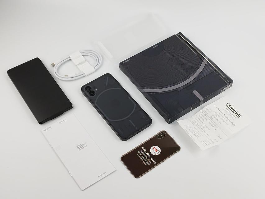 ขาย/แลก Nothing Phone1 5G 12/256GB สี Black ศูนย์ไทย สภาพสวยมาก Snapdragon778G+ แท้ ครบกล่อง เพียง 17,900 บาท 1