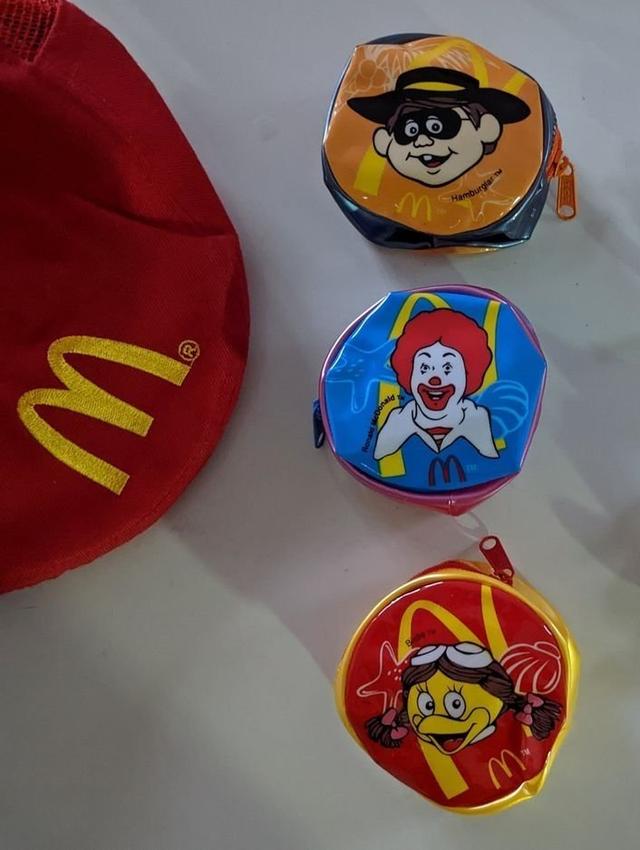 กระเป๋าใส่เหรียญ Mc Donald's 3 แบบ ยุค 2000s