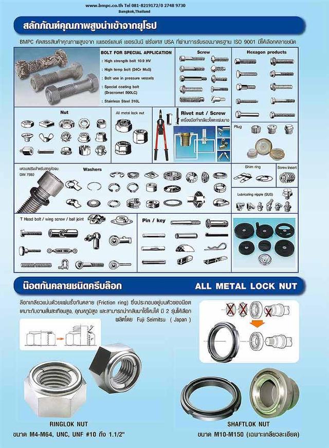 High corrosion resistant fasteners, Duplex bolt, A5, AISI316Ti รูปที่ 5
