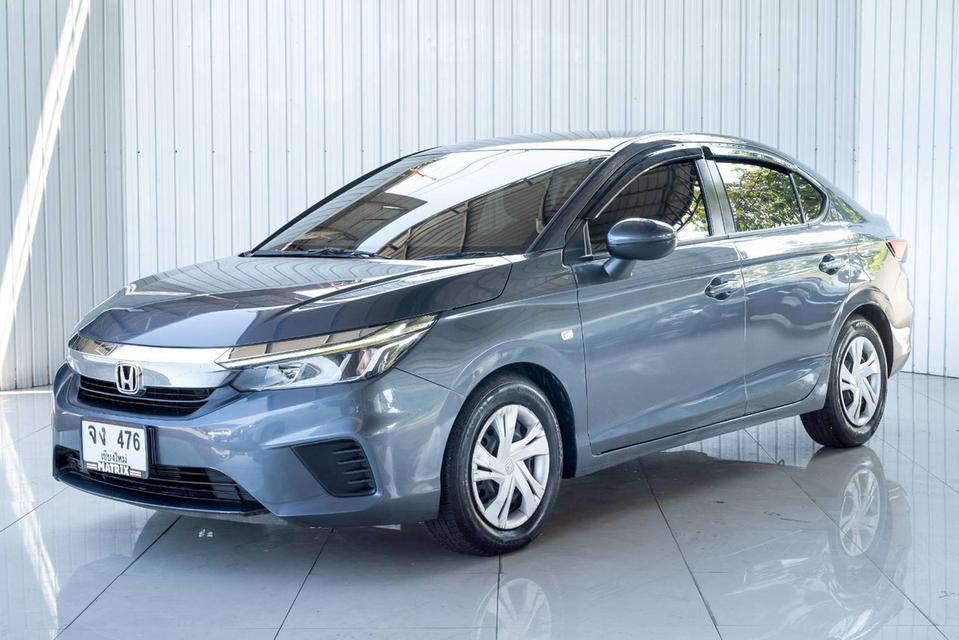 HONDA CITY 1.0 S ปี 2022 สีเทา AT โฉม ปี19-ปัจจุบัน 4D Vat% รูปที่ 3