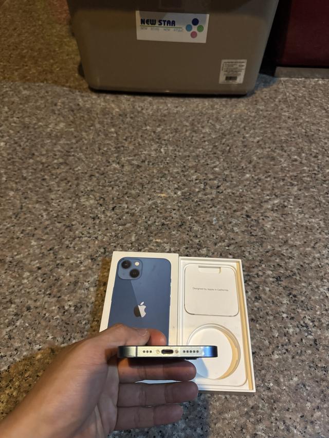 ขายไอโฟน13สีใหม่Blue128กิ๊กสูนTrueมีกล่องเครื่องเดิมๆหายากมากๆสภาพนี้