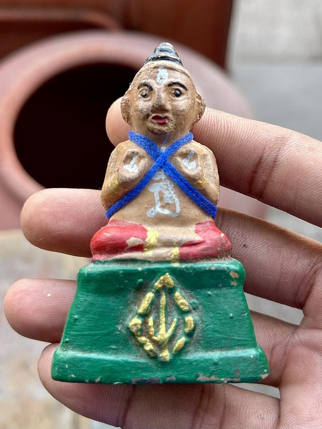 กุมารทอง หลวงปู่แย้ม วัดสามง่าม จังหวัดนครปฐม เนื้อดิน องค์เล็ก วัตถุมงคลกุมารทอง